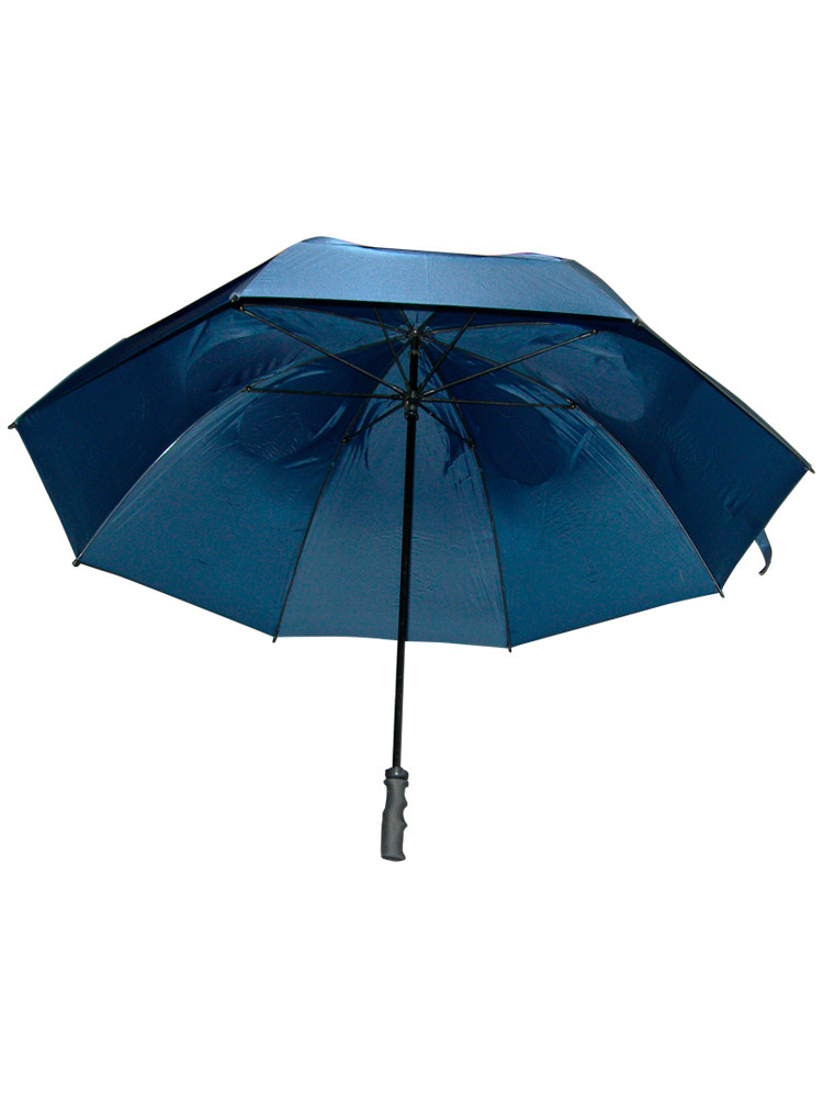GustBuster Pro Series Gold Golf Umbrella 62 Inch Navy GolfBox
